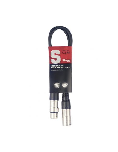 Audio cable Stagg SMC060, 60cm