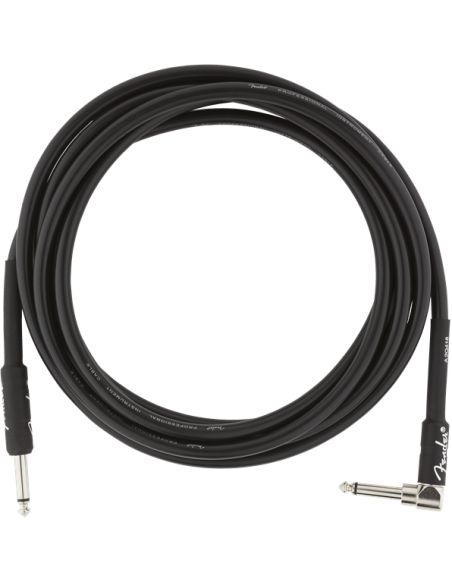 Instrument Cable Fender Professional 3M ANGL BLK