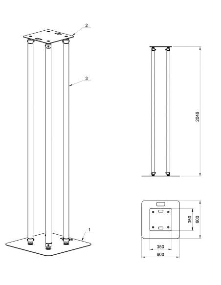 moving head tower 2m