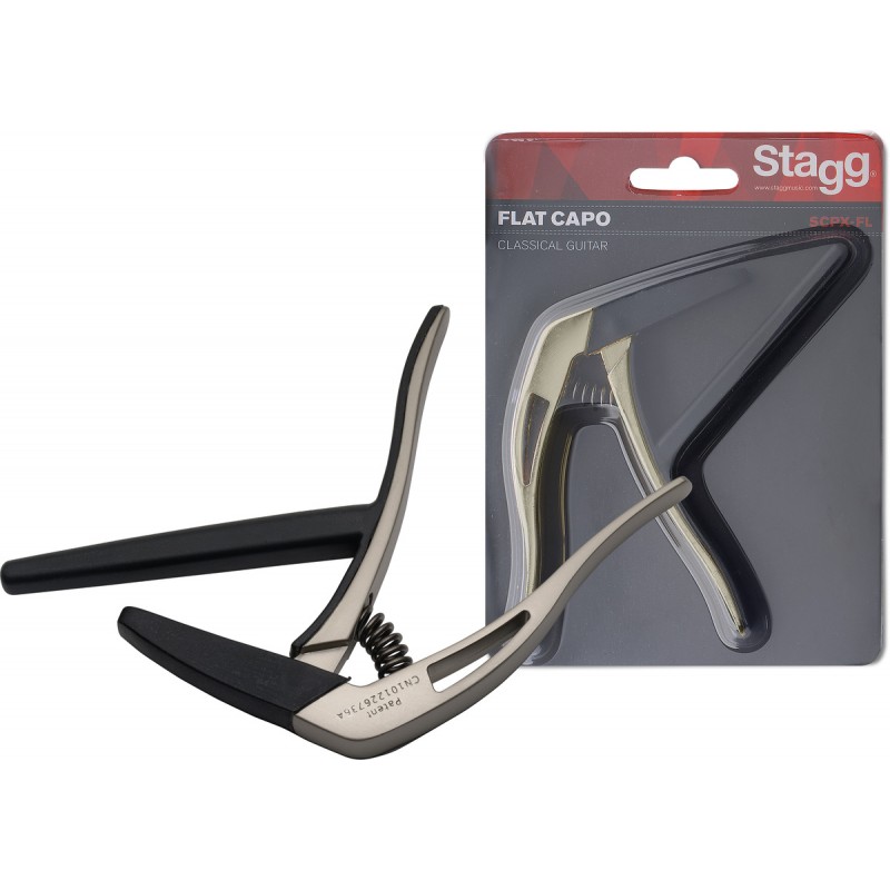 Capo for classical guitar Stagg SCPX-FL BG