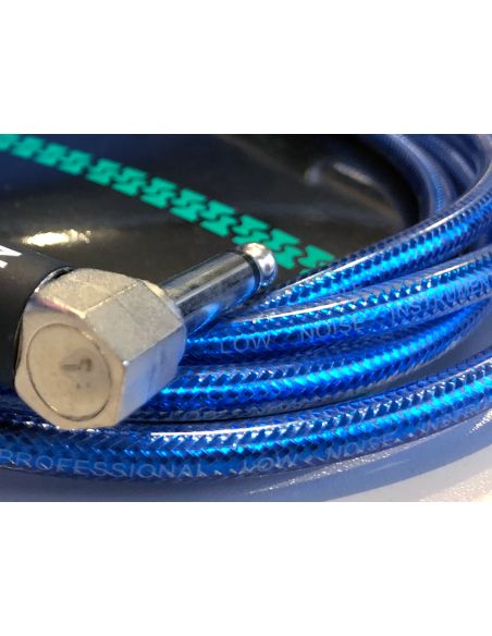 ZZIPP Instrument Cable JACK - JACK 90 ° BLUE