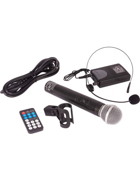 Ibiza Sound Portable Hi-Fi Music System Splbox200-Bk Black, 017900177125