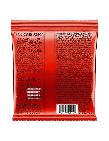 Stygos el. gitarai Ernie Ball Paradigm Skinny Top Heavy Bottom Slinky 10-52