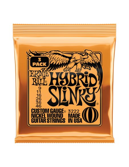 Ernie Ball Hybrid Slinky 9-46 (3 pack)