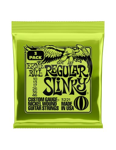 Ernie Ball Regular Slinky 10-46 (3 pack)