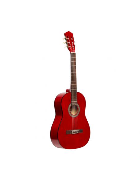 Stagg SCL50 3/4-RED 3/4 classical guitar with linden top