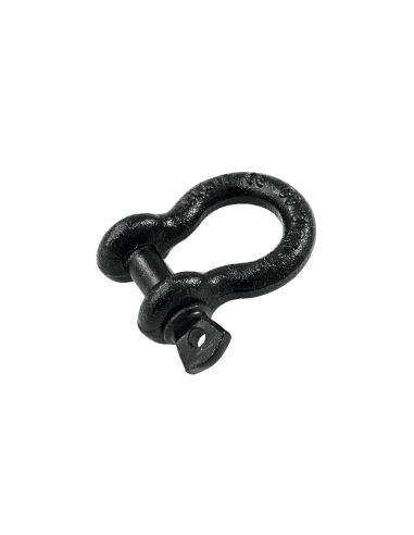 SAFETEX Shackle 10mm black with Screwbolt