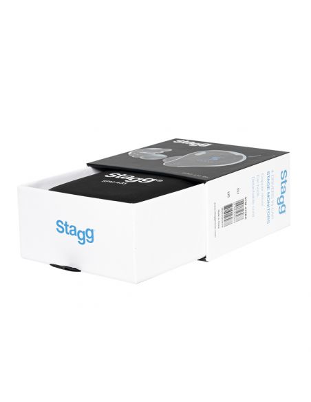 Stagg High resolution, 4 drivers, sound isolating earphones, black