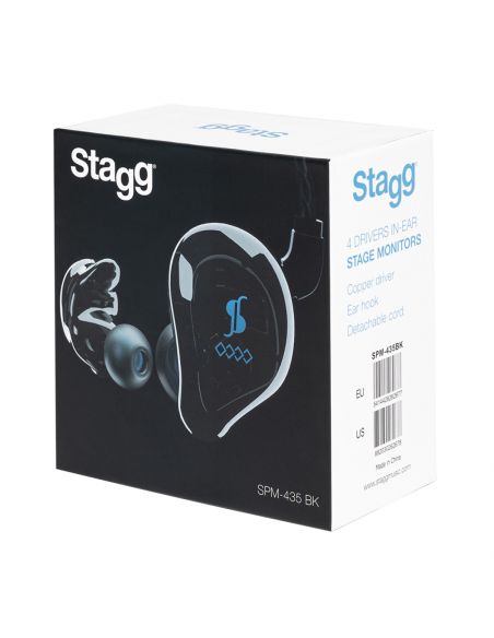 Ausinės in-ear Stagg SPM-435 BK (juodos)