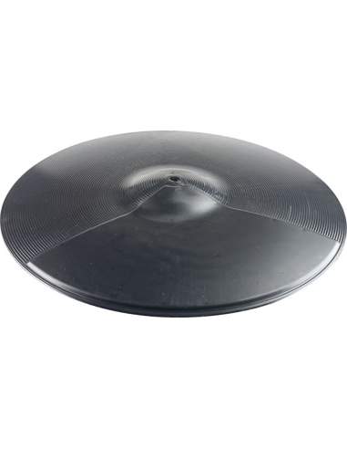 Black plastic practice cymbal 16" Stagg