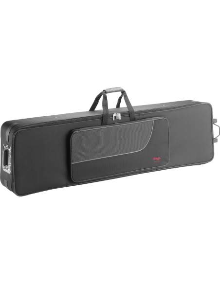 Case for keyboard with wheels and handle Stagg