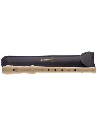 Maple soprano recorder with German fingering