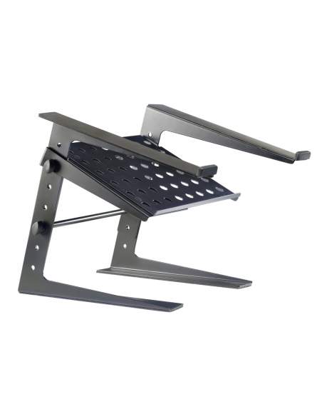 Professional DJ desktop stand with lower support plate