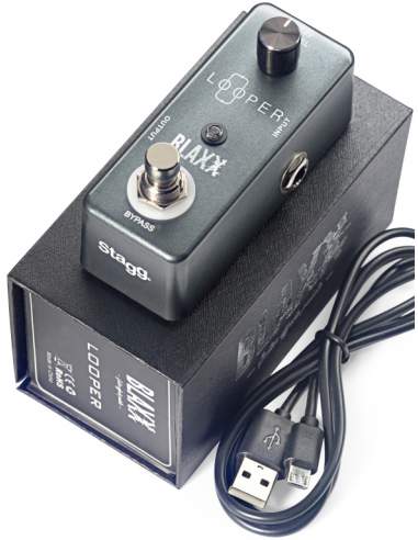 BLAXX looper pedal for electric and bass guitars