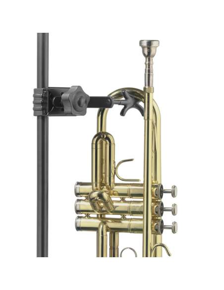 Trumpet holder, with clamp