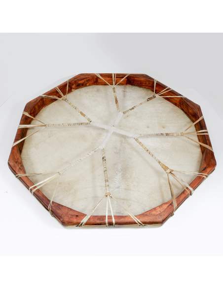 Shaman drum octagon 70cm Terre