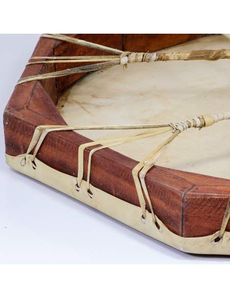 Shaman drum octagon 70cm Terre