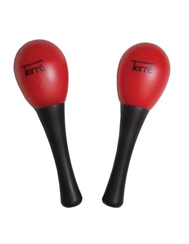 Plastic maracas Terre