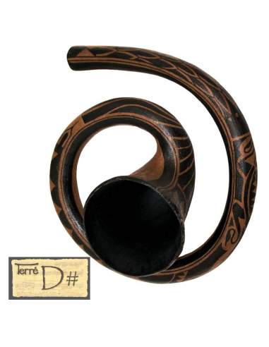 Didgehorn Maori style D-