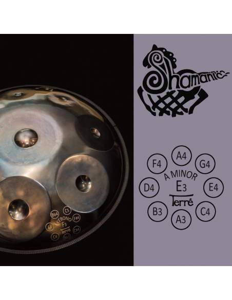 Handpan Shamanic A minor Terre