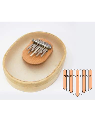 Kalimba 9 B-Integral trasparent skin