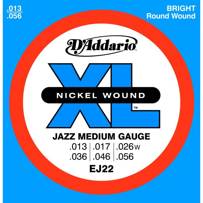 D'Addario EJ22 .013