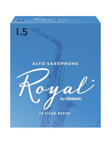 Alto saxophone reed nr. 1.5 Rico Royal RJB1015