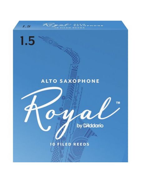 Alto saxophone reed nr. 1.5 Rico Royal RJB1015