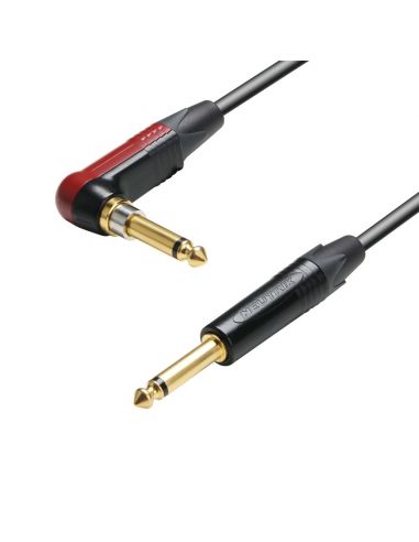 Audio kabelis Adamhall Silent Angled 6.35mm Jack - 6.35mm Jack NEUTRIK K5IRP0600SP 6m