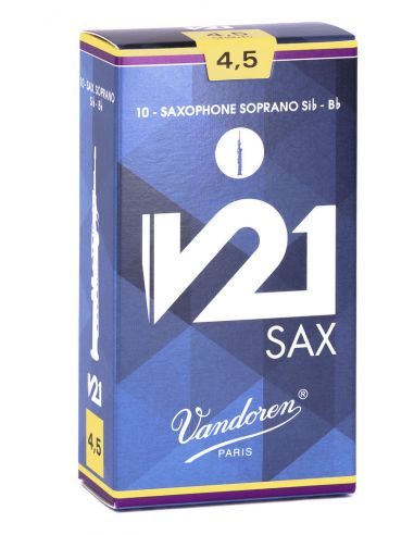 box of 10 soprano V21 reeds nÃ¸ 4,5