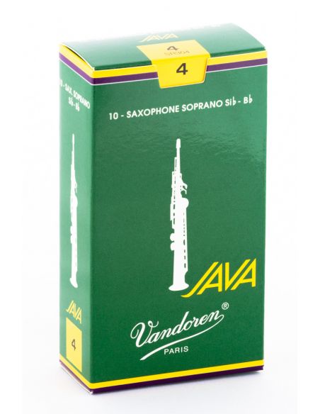 Box of 10 Java soprano sax reeds n 4