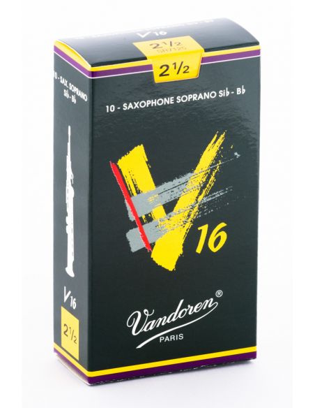 Box of 10 V16 soprano sax reeds n 2,5