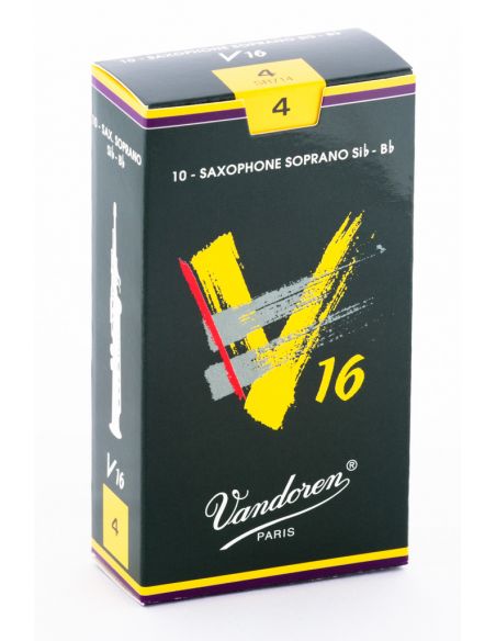 Box of 10 V16 soprano sax reeds n 4