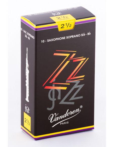 Box of 10 jaZZ soprano sax reeds n 2,5