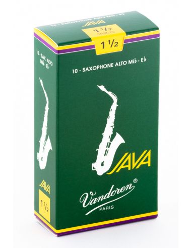 Box of 10 Java alto sax reeds n 1,5