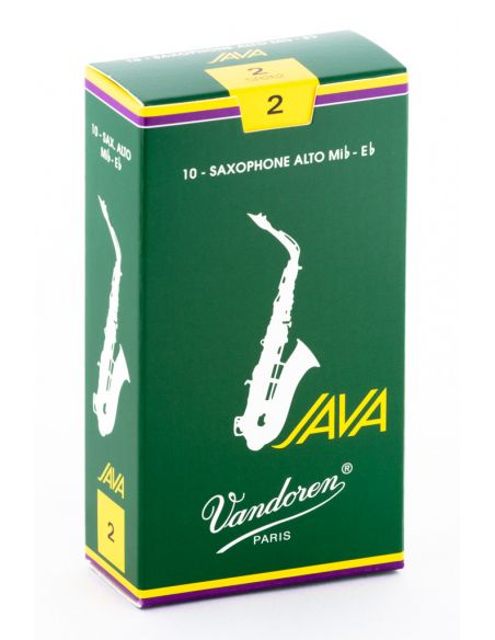 Box of 10 Java alto sax reeds n 2