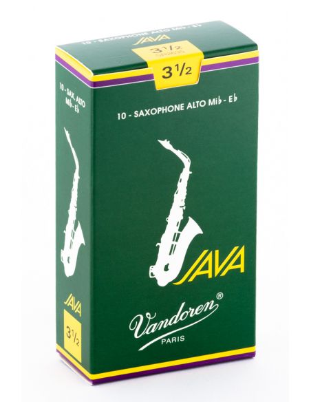 Box of 10 Java alto sax reeds n 3,5