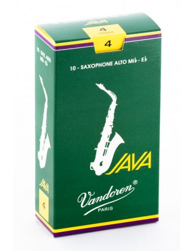 Box of 10 Java alto sax reeds n 4