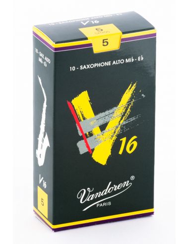 Box of 10 V16 alto sax reeds n 5