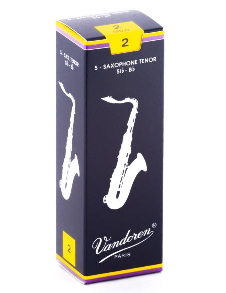 Box of 5 trad tenor sax reeds n 2