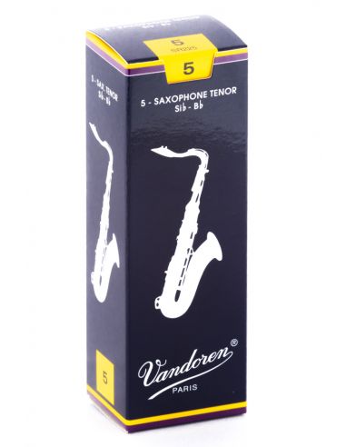 Box of 5 trad tenor sax reeds n 5