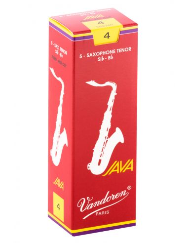 box of 5 tenor java red cut reeds 4