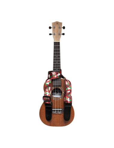 Ukulele strap Stagg STE UKEFLOW RED