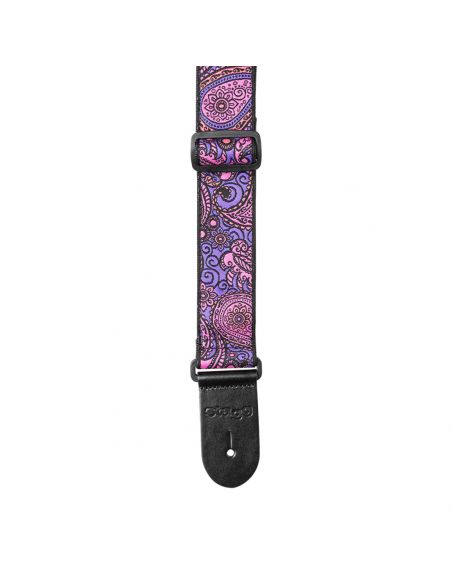 Guitar strap Stagg SWO-PSLY 1 PNK