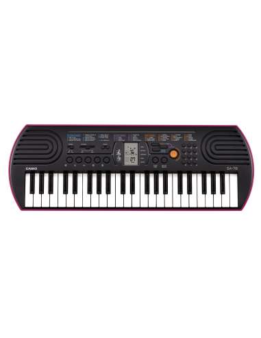 Casio SA-78 Mini Size Keyboard with Mini Keys (Pink). Adaptor not included