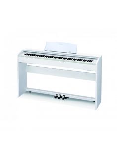 Stagg PB 45 Banquette Piano white matt Piano bench