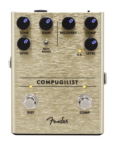 Pedal for electric guitar Fender COMPUGILIST® COMPRESSOR/DISTORTION