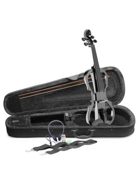 Electric violin set Stagg EVN X-4/4 MBK