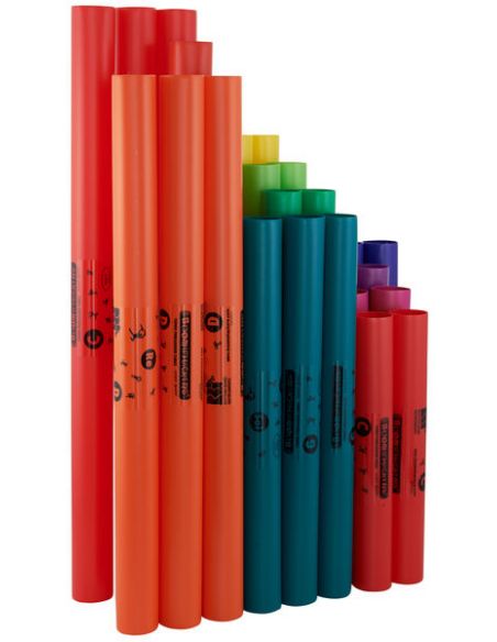 Mušamieji vamzdžiai Boomwhackers MG-BW Set 4 su Move&Groove dėklu