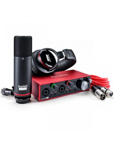 Įrašų kūrimo komplektas Focusrite Scarlett 2i2 Studio 3rd Gen